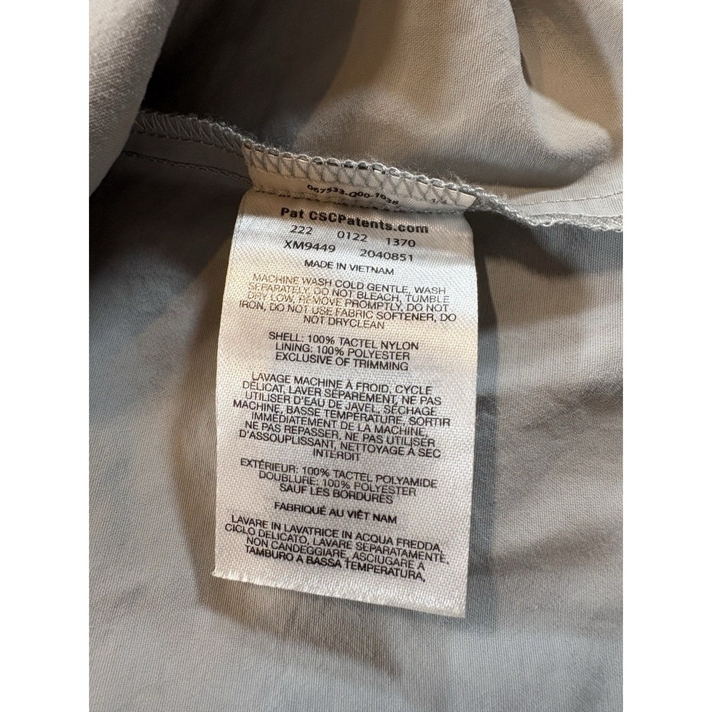 Columbia PFG Shirt Large Gray Utility Gorpcore Tactical Outdoor Minimalist Fish - Picture 7 of 8